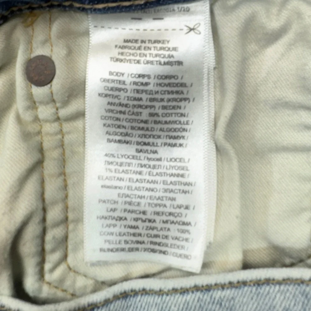 Polo Ralph Lauren Jeans Mens 33x30 Blue Varick Slim Straight Light Wash Stretch